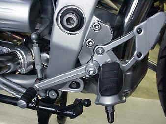 Bmw r1100s footpeg lowering kit #4