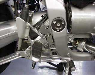 Bmw r1100s footpeg lowering kit #6